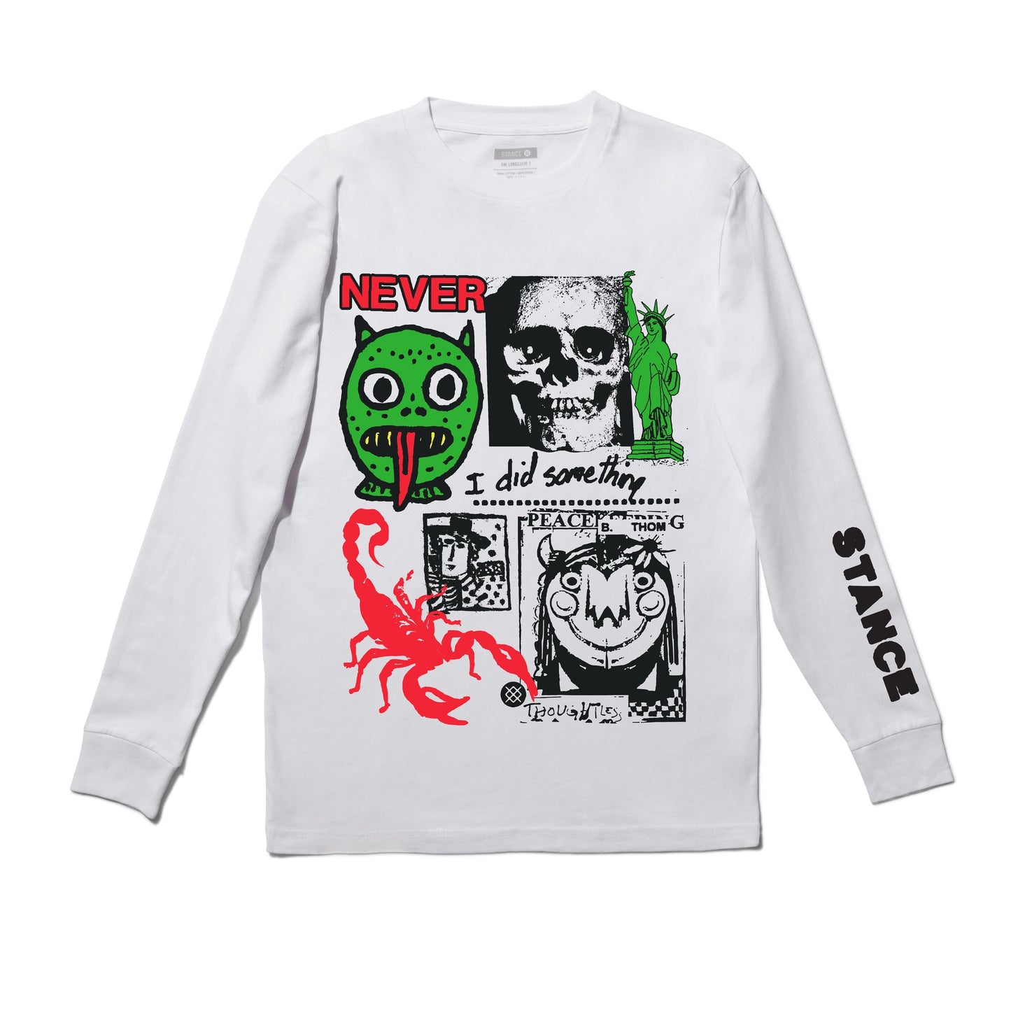 Stance I Did Something Long Sleeve T-Shirt Weiß