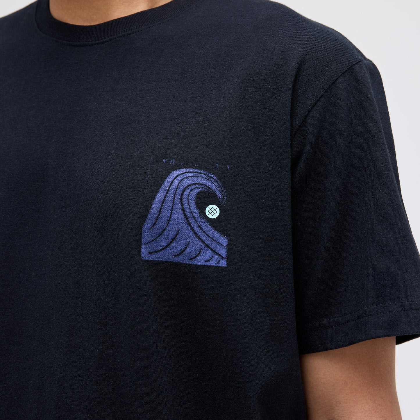 Stance Stacked Swell Tee Schwarz