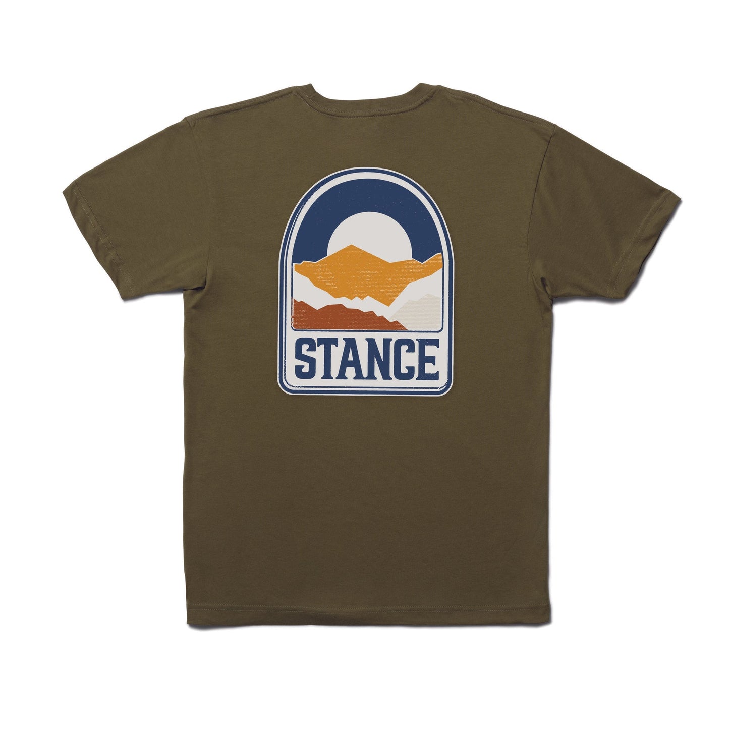 Stance Saddleback T-Shirt Military Grün |model