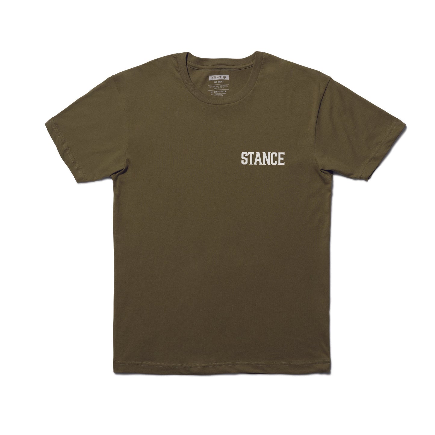 Stance Saddleback T-Shirt Military Grün |model