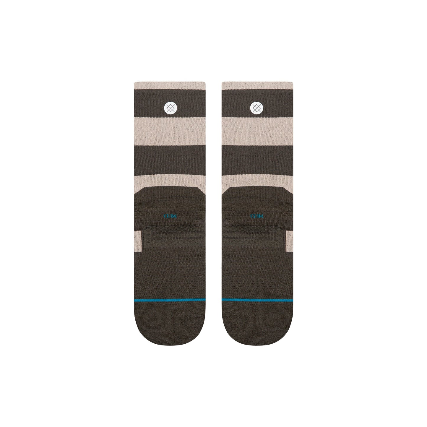 Stance Stack It Up Light Crew Socken Verwaschenes Schwarz