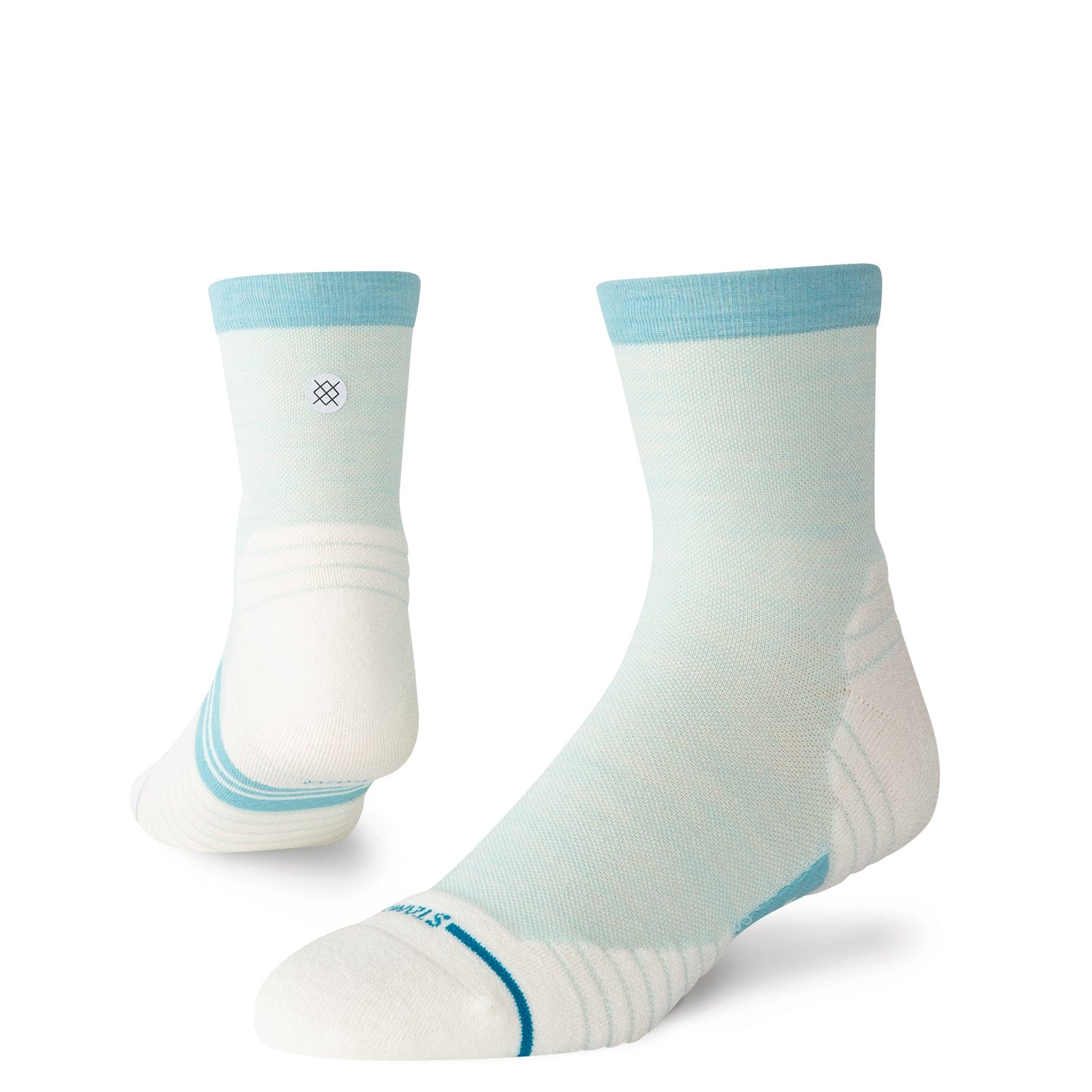 Stance Tabulus Light Wool Quarter Socken Eisblau