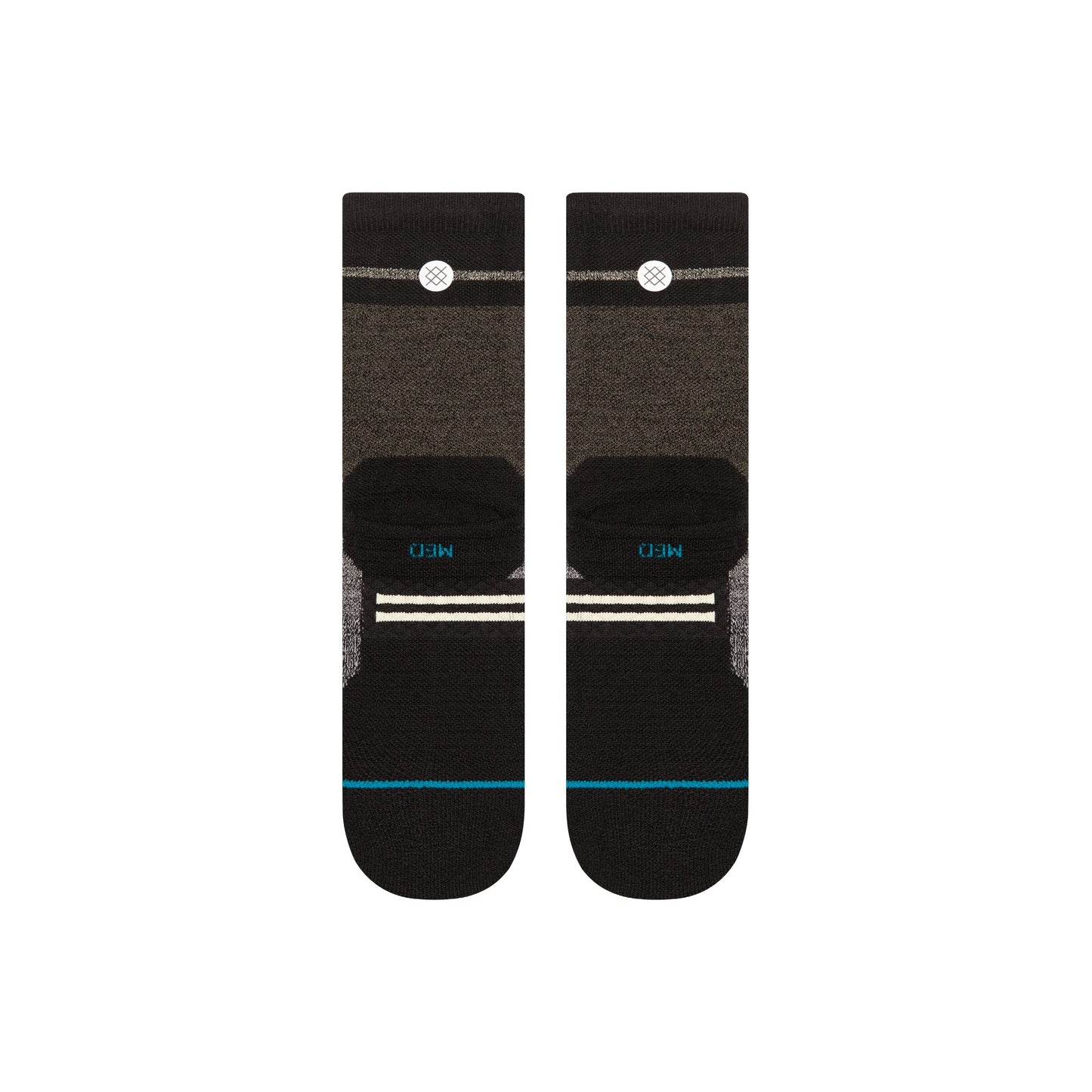 Stance Trenton Mid Wool Crew Socken Schwarz