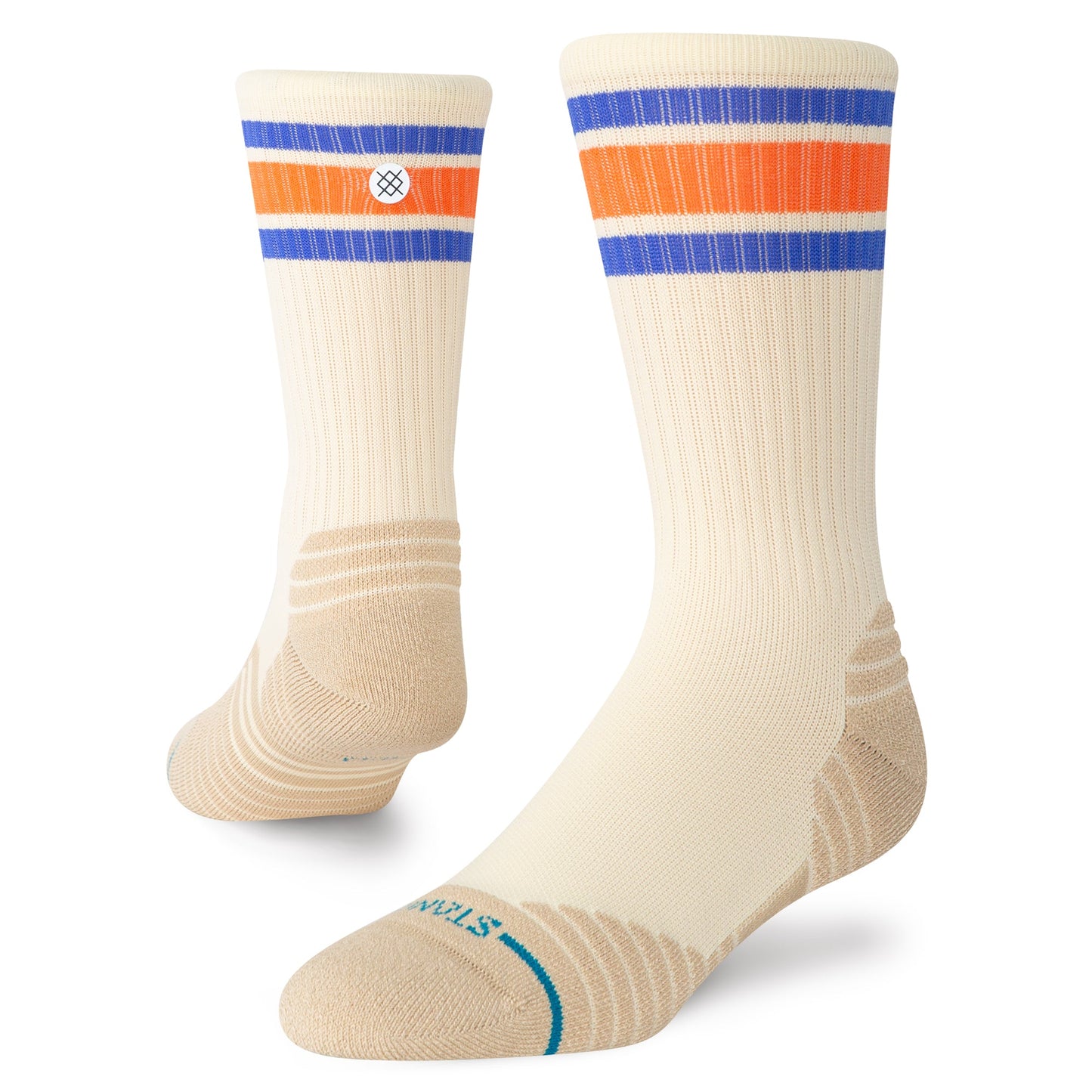 Stance Boyd Mid Ribbed Crew Socken Canvas