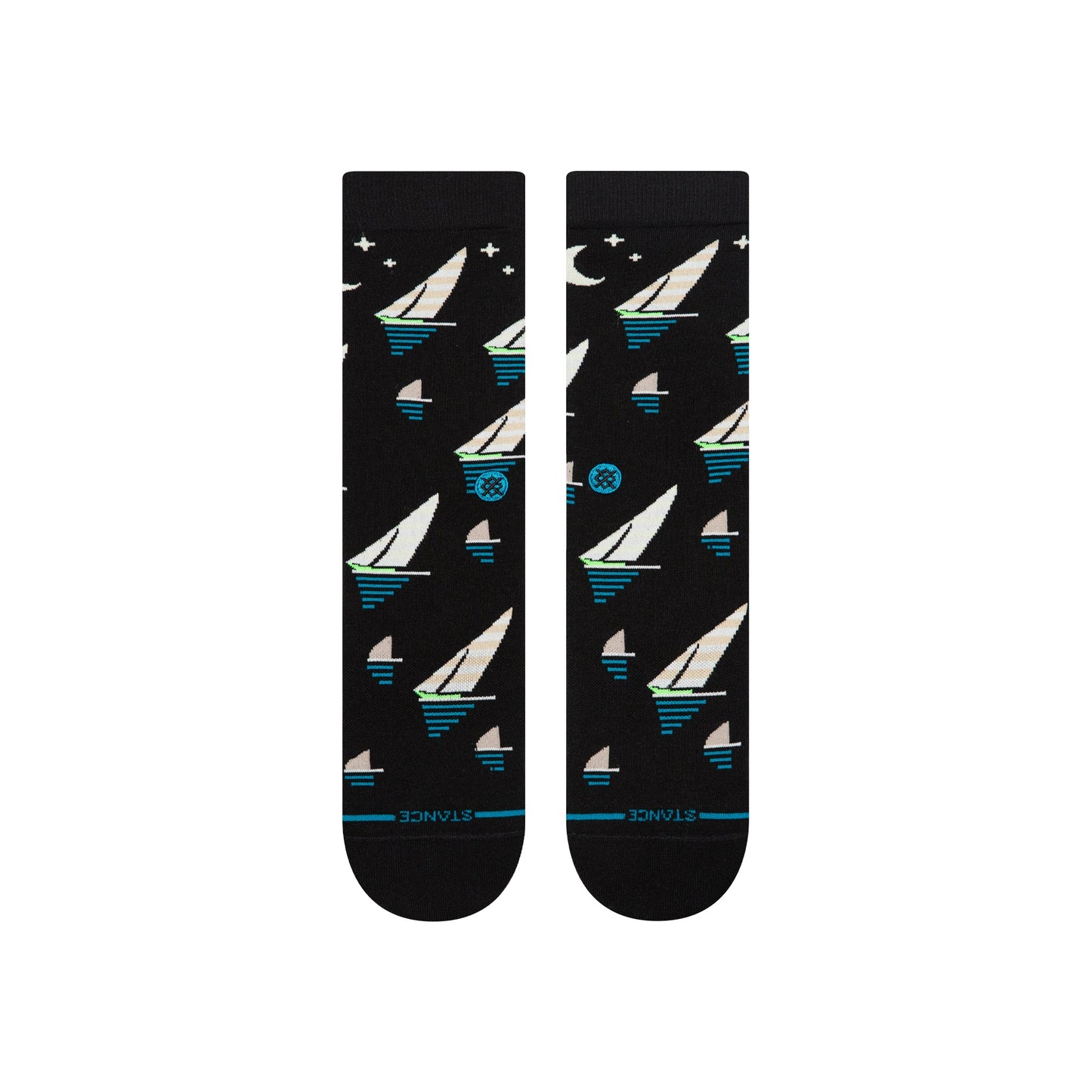 Stance Midnight Run Crew Socken Schwarz