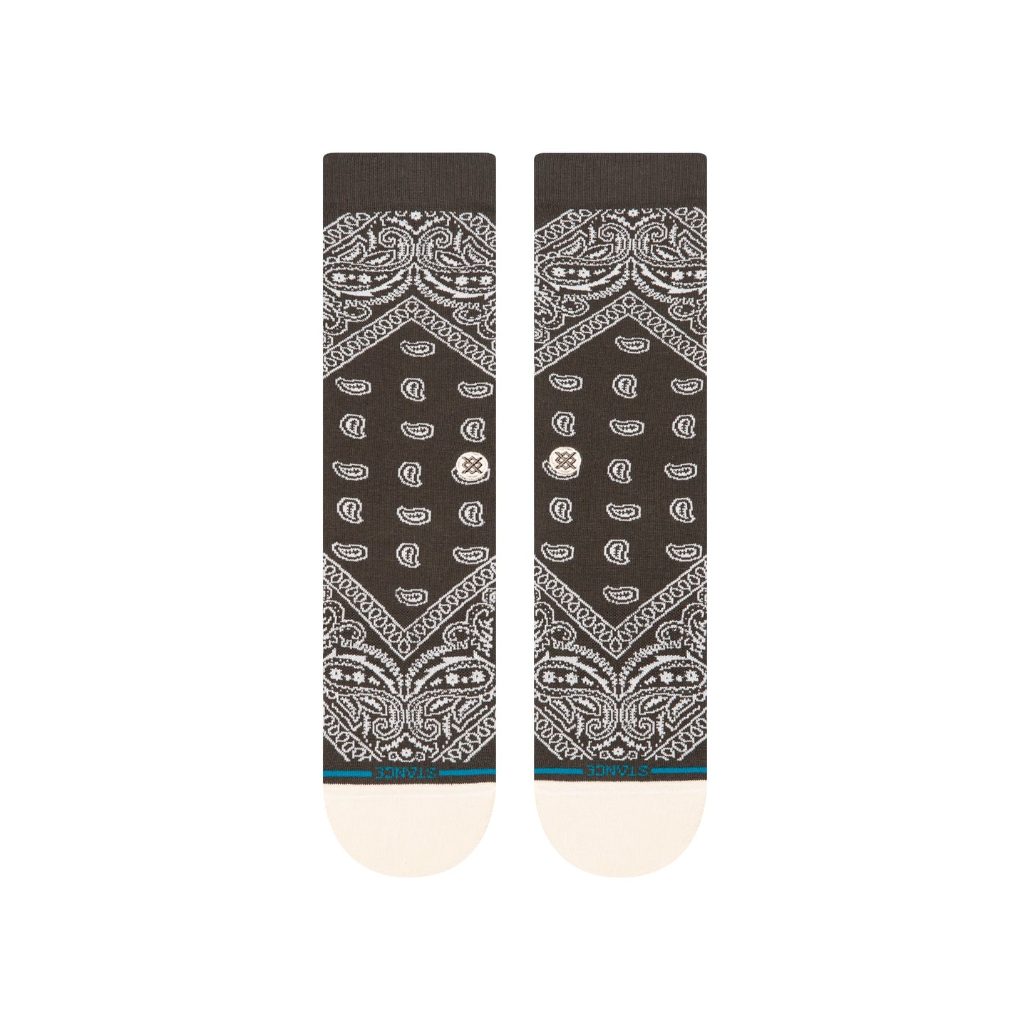 Stance Barrio Crew Socken Verwaschenes Schwarz