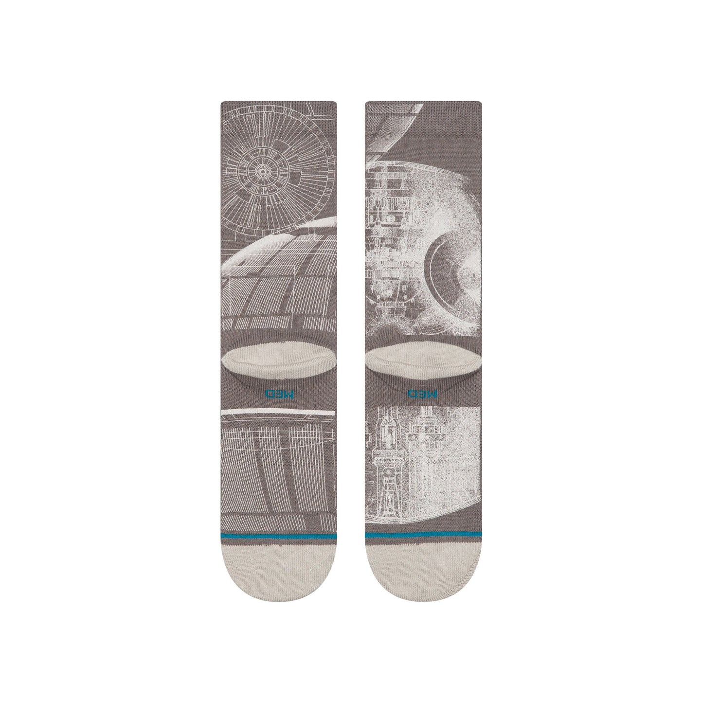 Stance Death Star Star Wars Crew Socken Grau