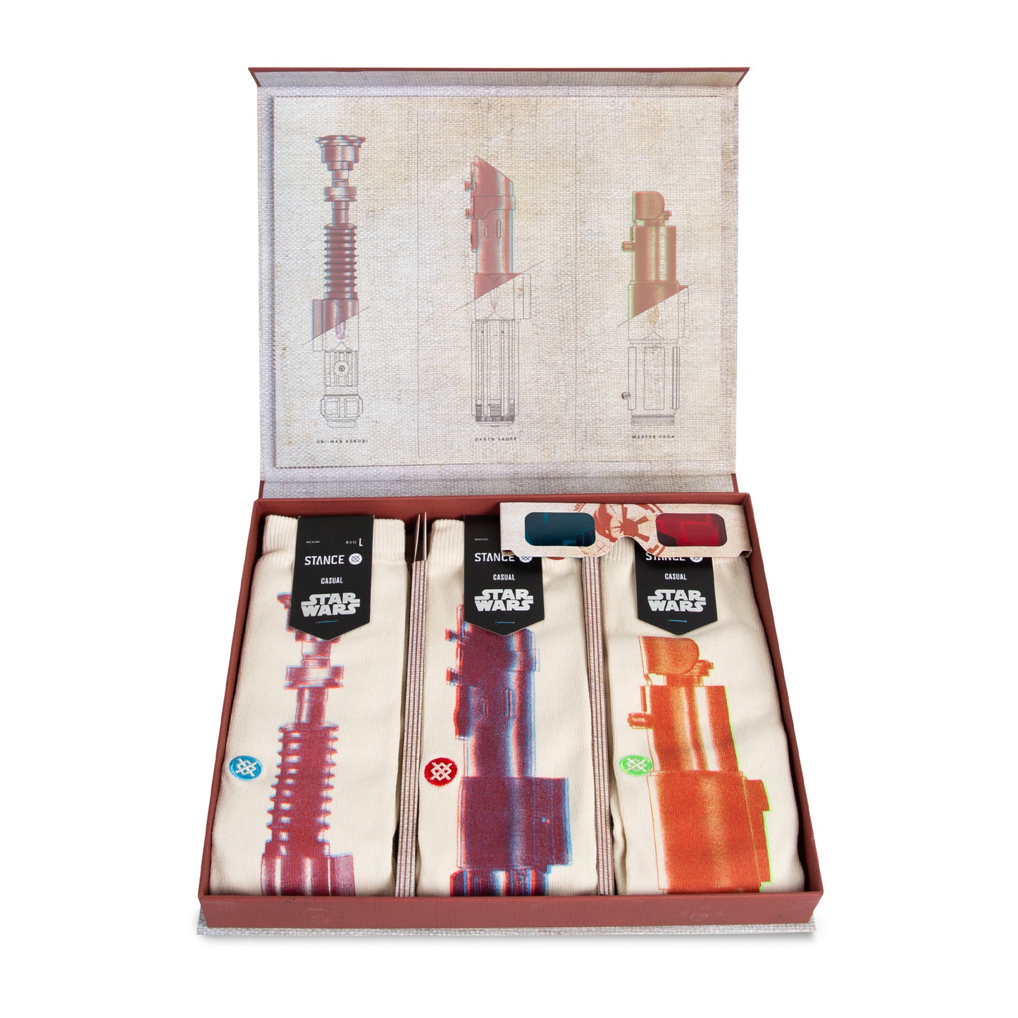 Stance Saber Crew Socken Box Set Bunt