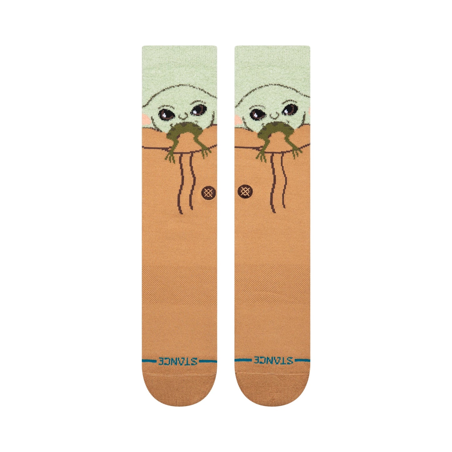 Stance Grogu Hungry Crew Socken Grün