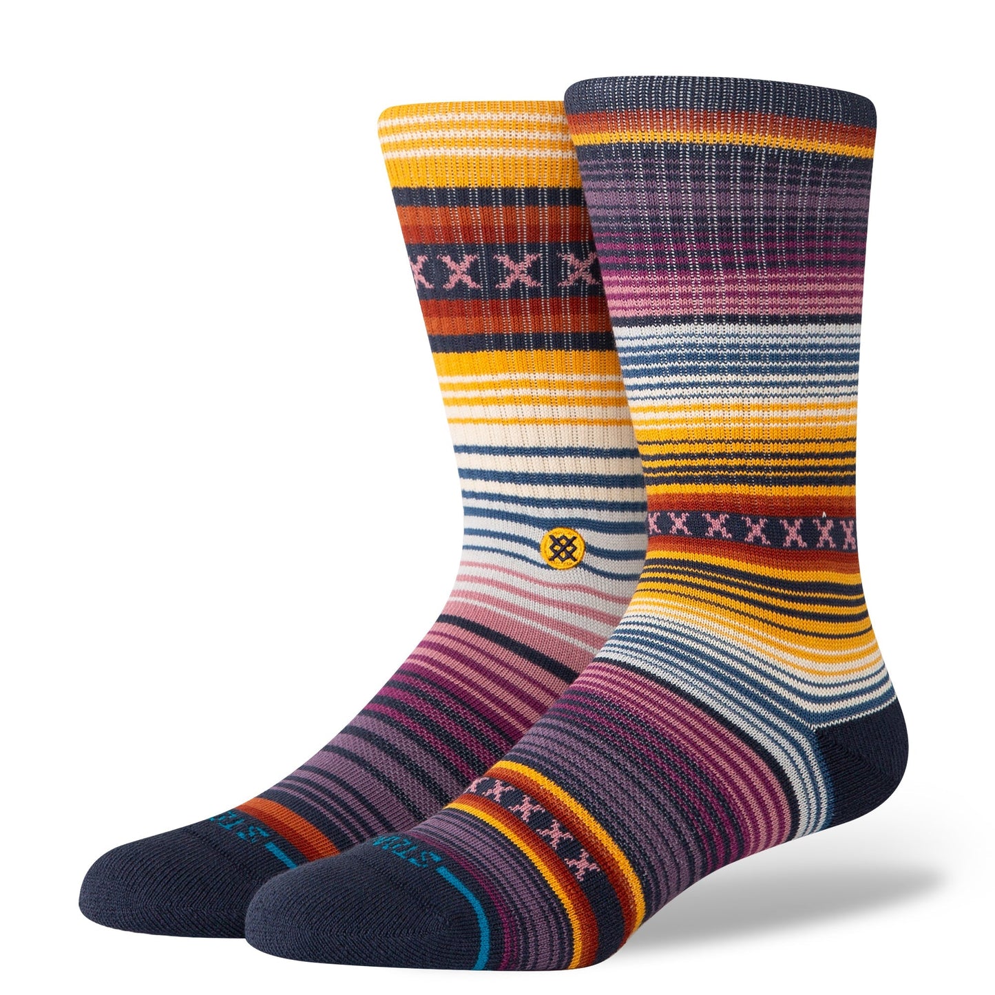 Stance Curren Crew Sockenenenenenen Grape