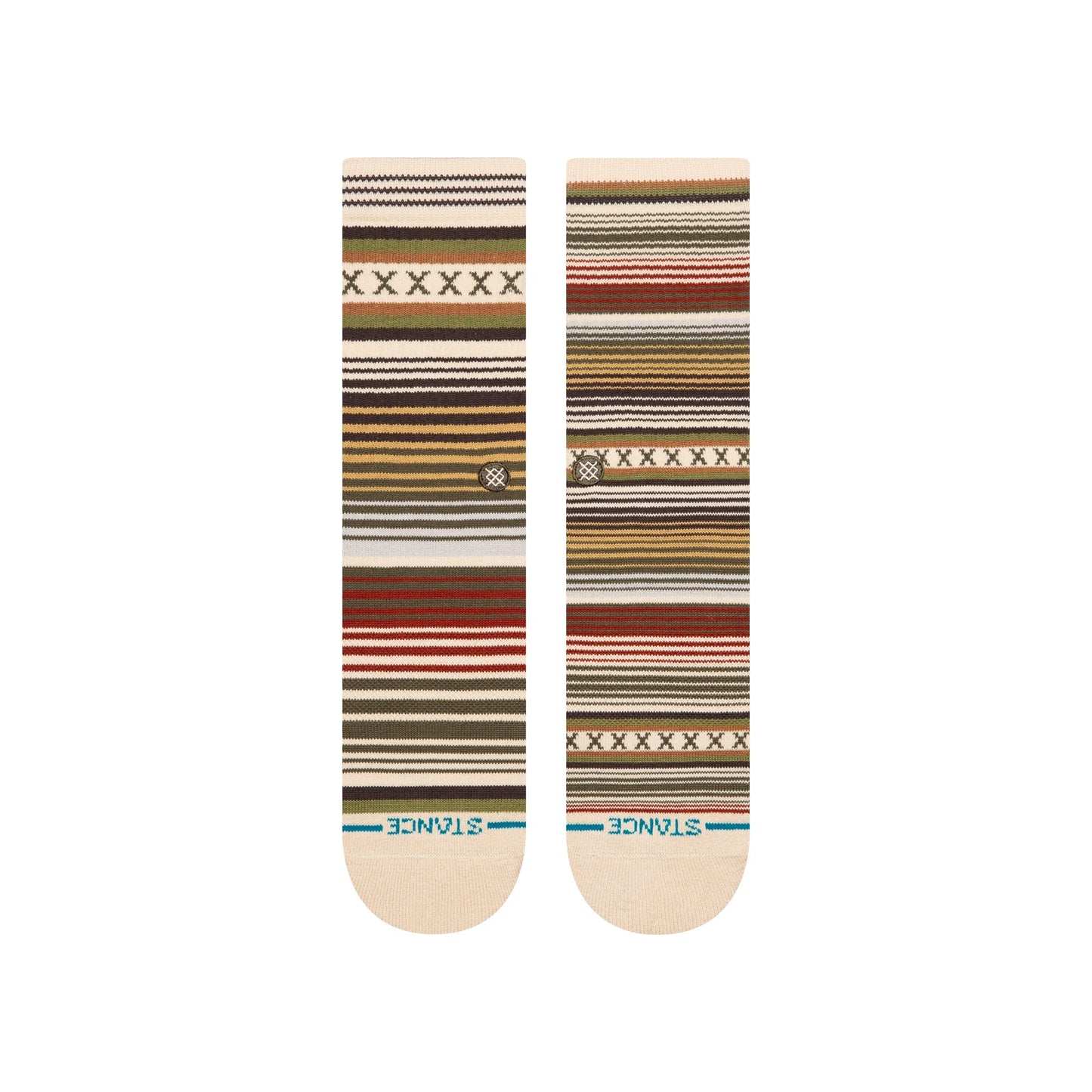 Stance Curren Crew Sockenenenenenen Hellbraun