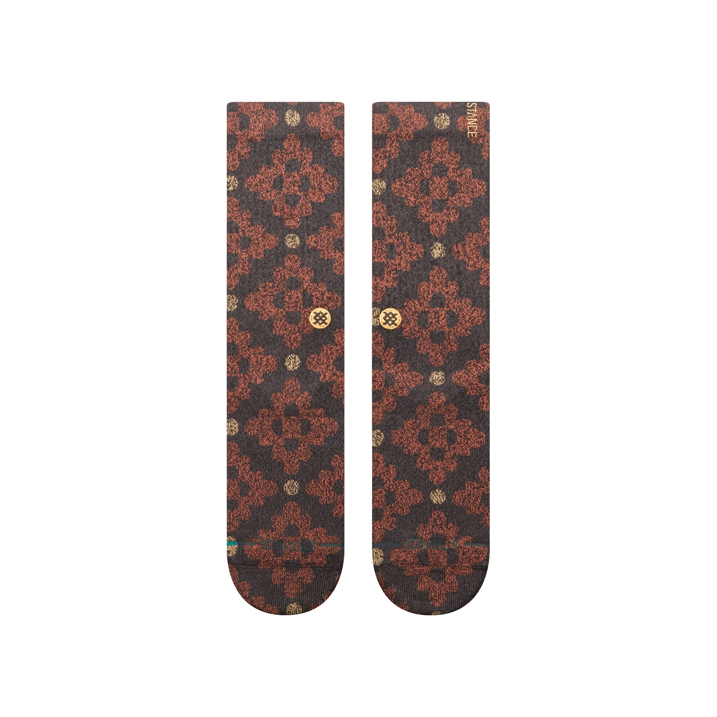 Stance San Lucas Crew Socken Dunkelbraun