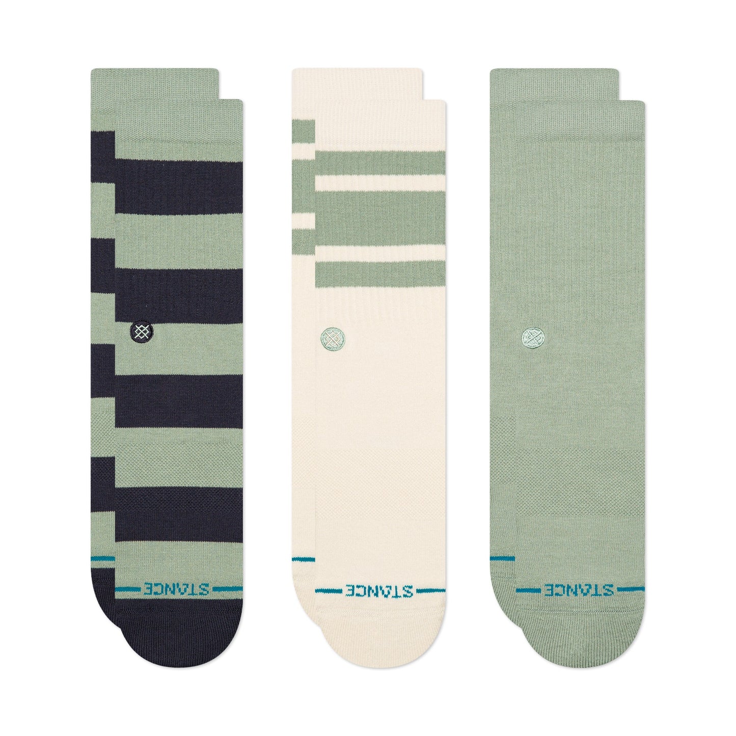 Stance Townie Crew Socken 3Er Pack Meeresgrün