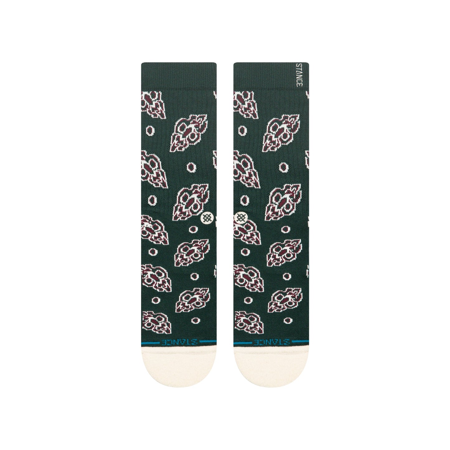 Pine Brocade Crew Socken Pine
