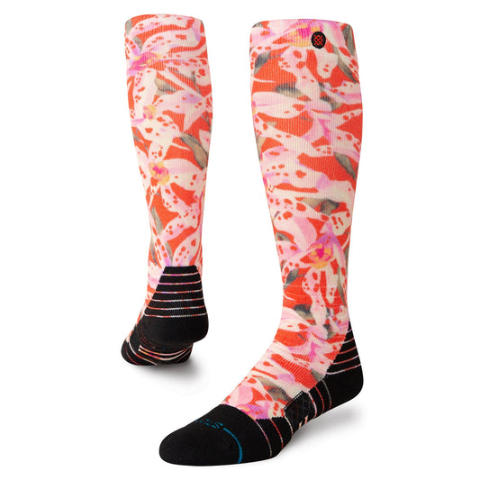 Stance Tubeular Snow Mid Poly Socken Tomatenrot
