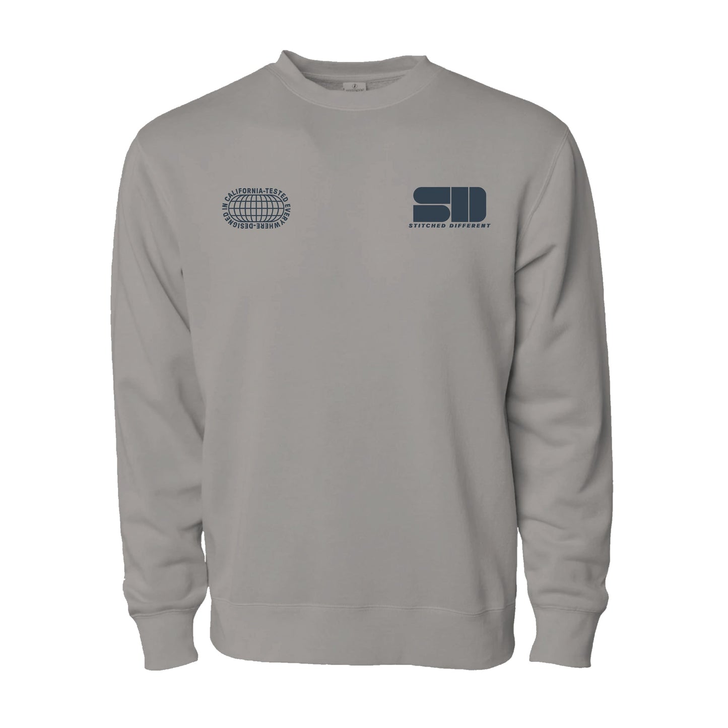 Stance Go Big S Crew Pullover Cement