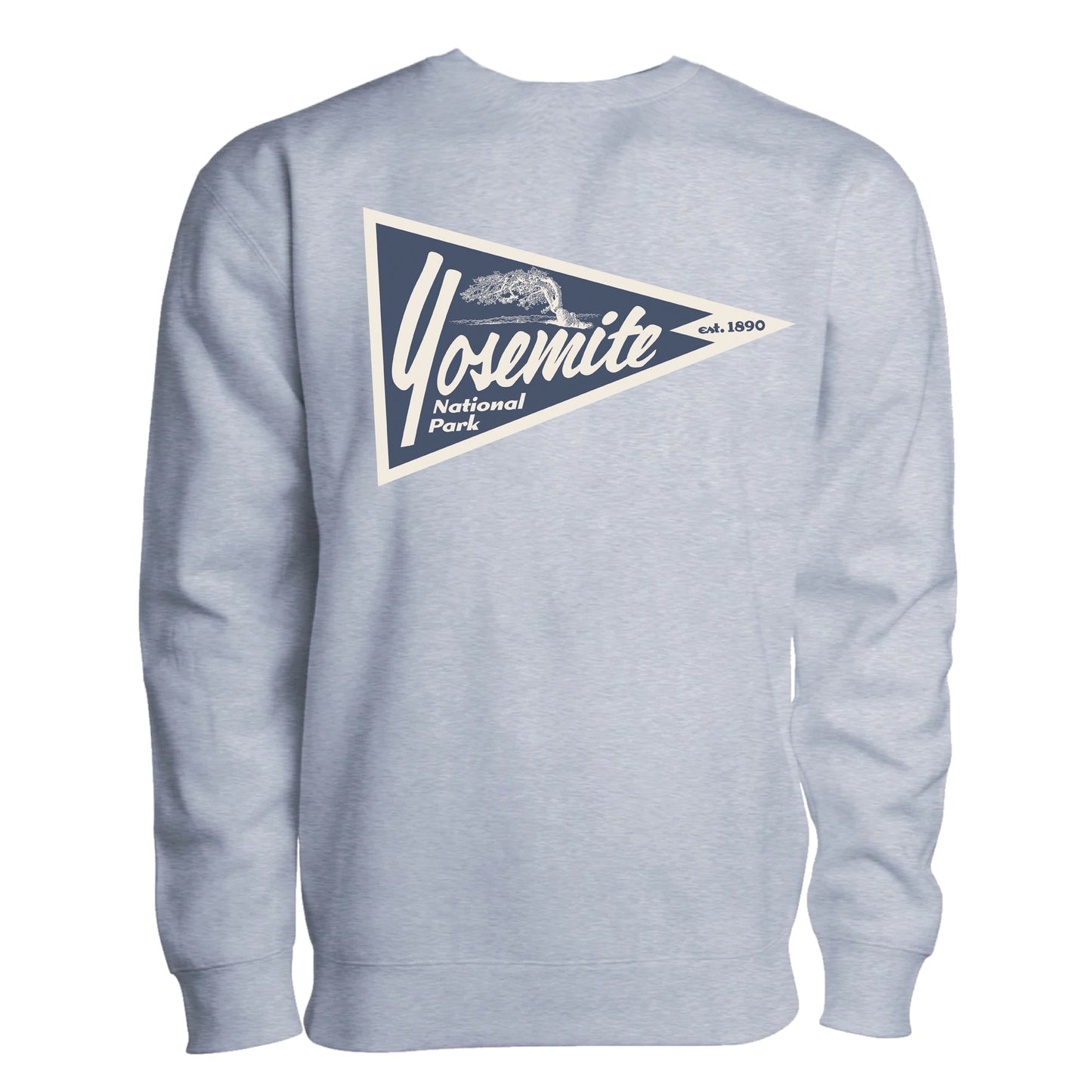 Stance National Parks Crewneck Grau Meliert