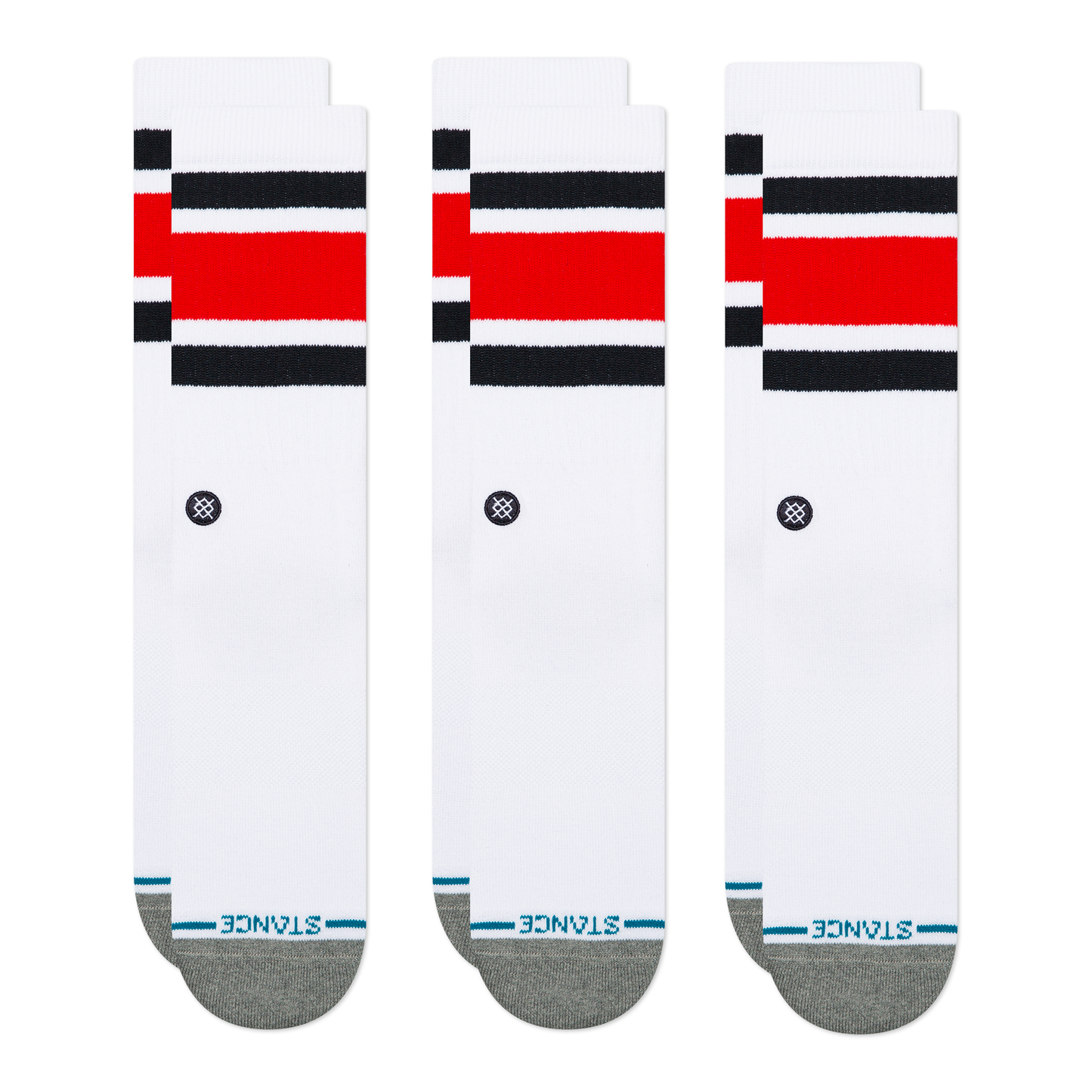 Stance The Boyd Crew Socken 3er Pack Schwarz