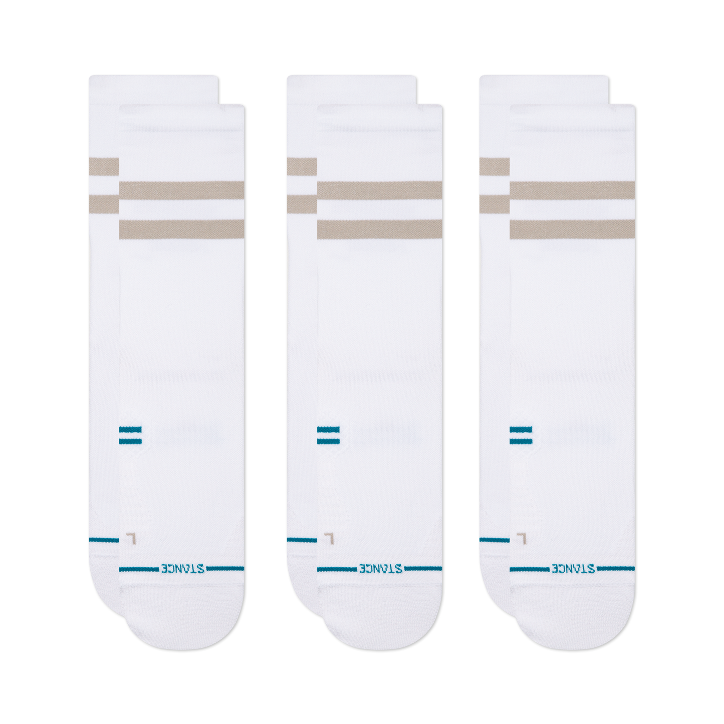 Stance Franchise Crew Socken 3er Pack Weiß