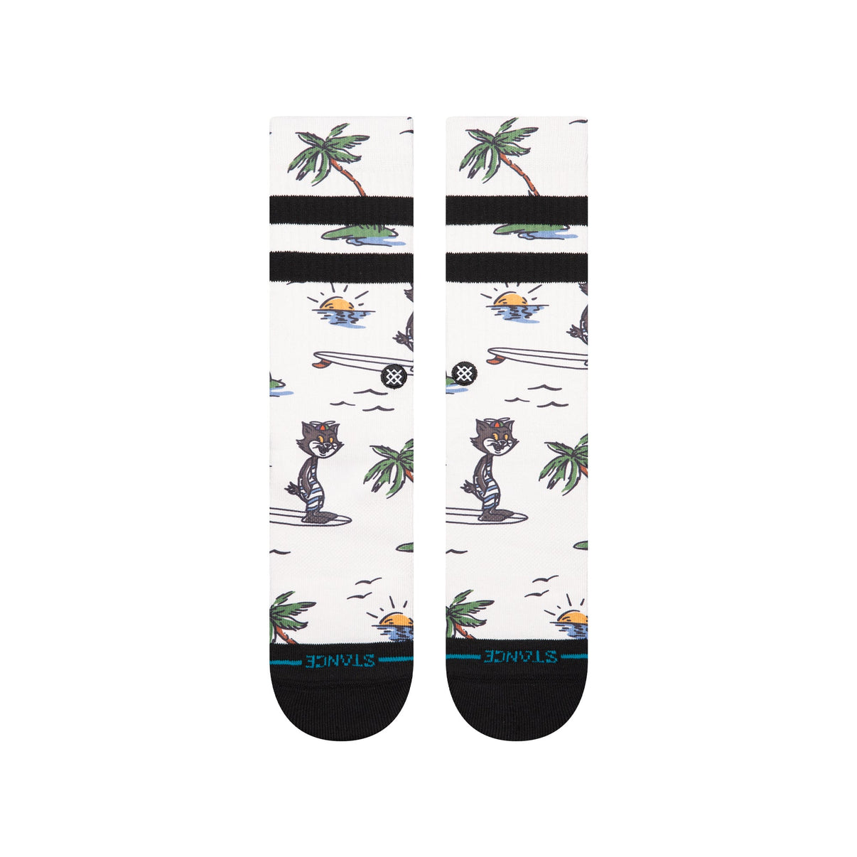 Stance Kool Katz Surf Crew Socken Canvas