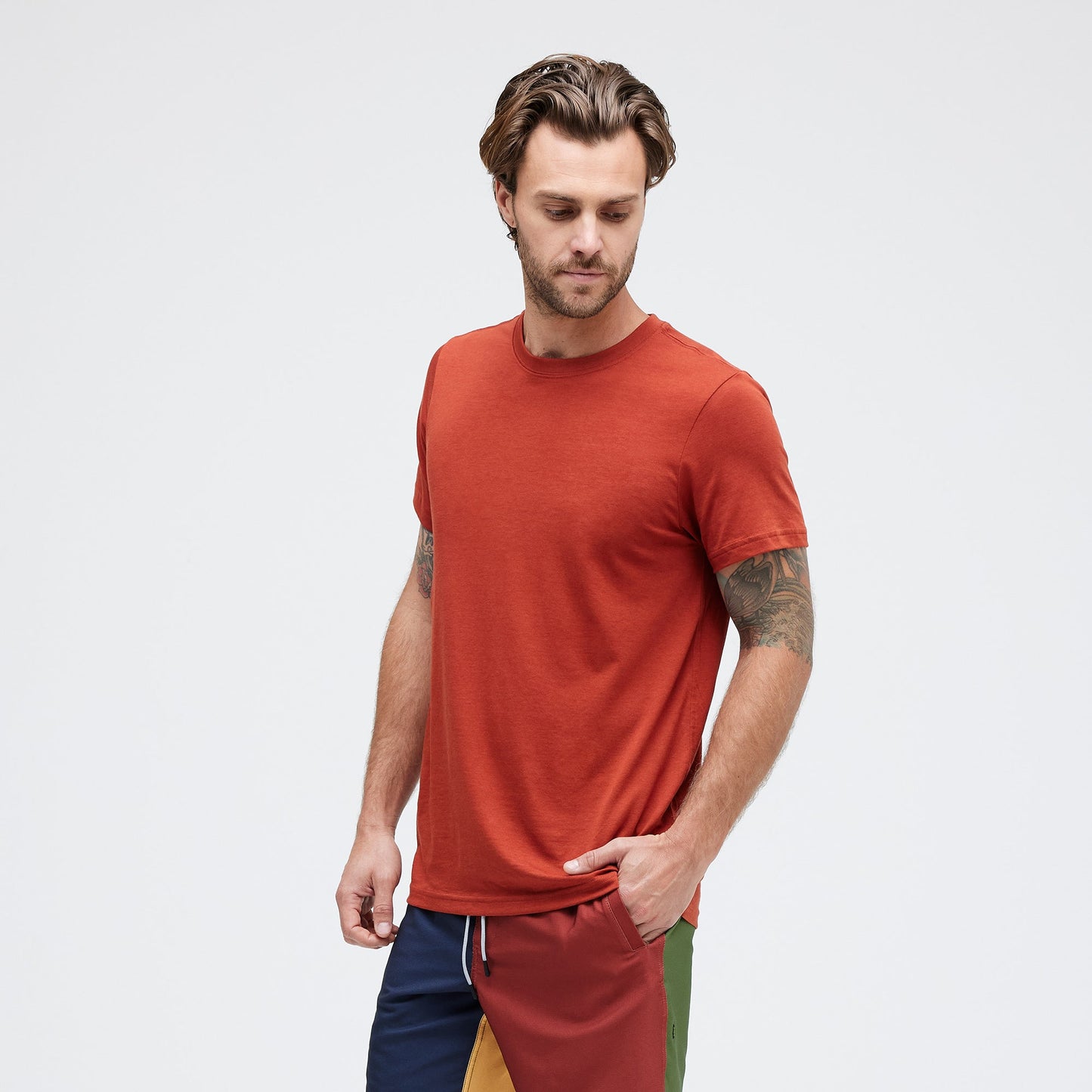 Stance Butter Blend™ T-Shirt Rostrot |model
