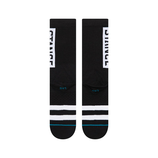Stance OG Crew Socken 9er Pack Schwarz