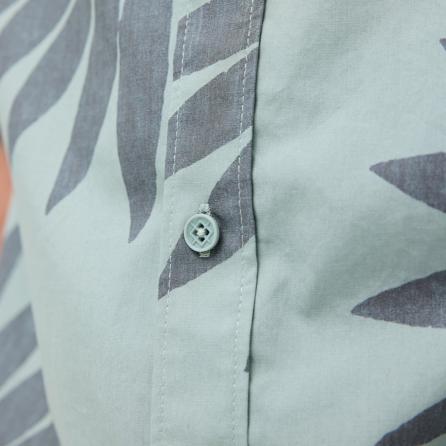 Stance Bales Geknöpftes T-Shirt Meeresgrün