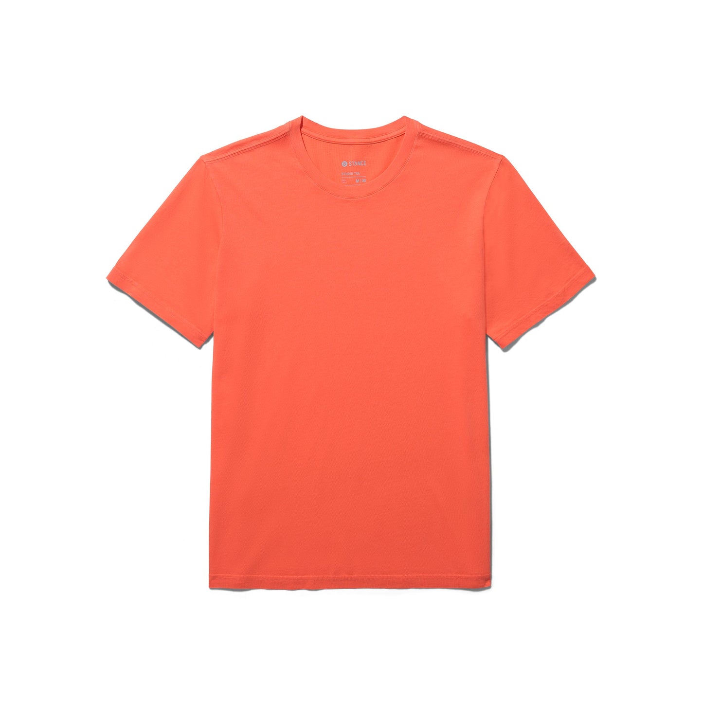 Stance Studio Bio-Baumwolle Tee Korallenrot