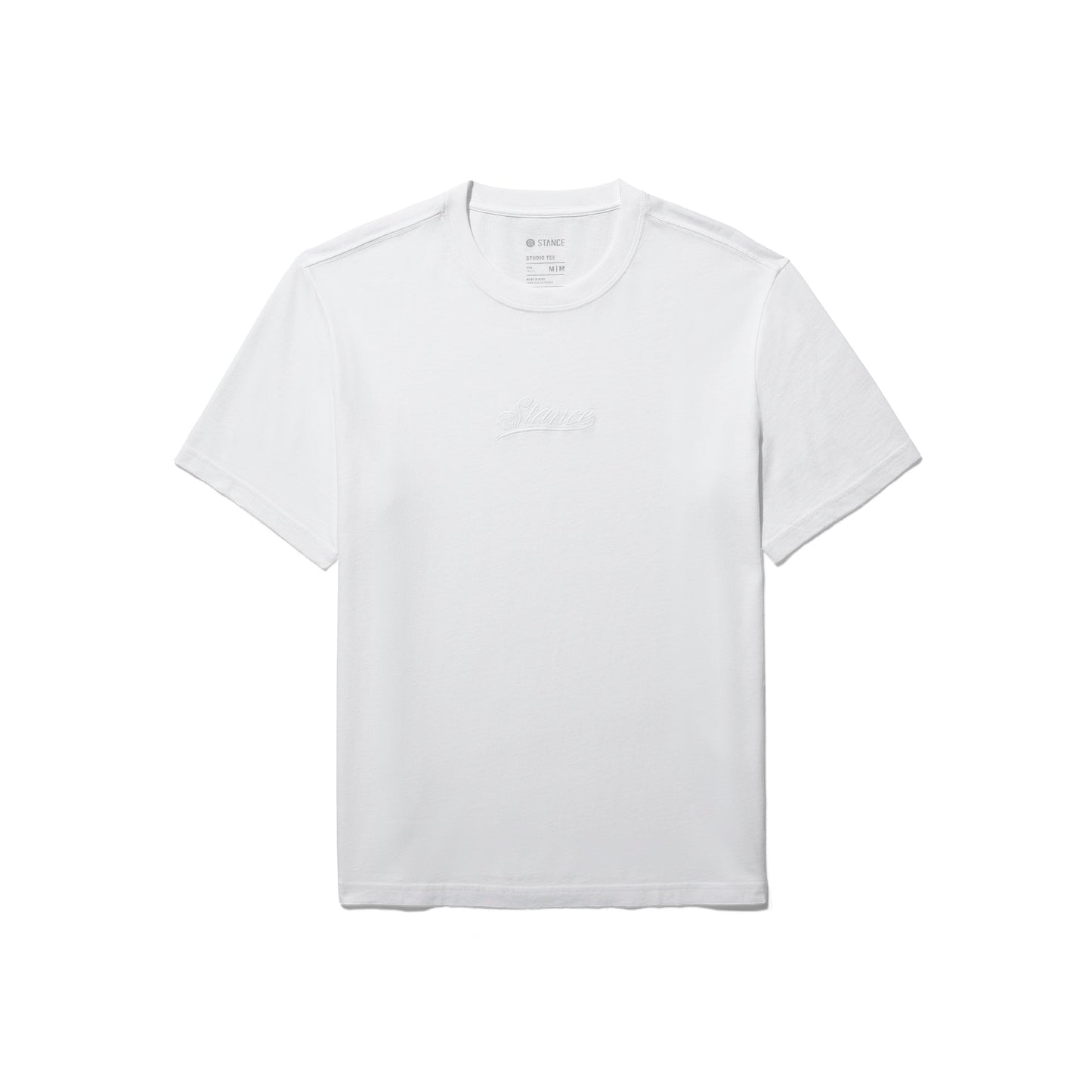 Stance Studio Bio-Baumwolle Tee Weiß