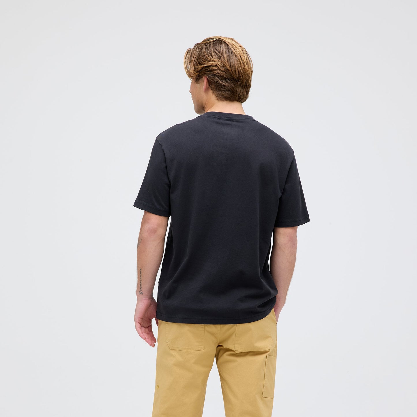 Stance Studio Bio-Baumwolle Tee Verwaschenes Schwarz