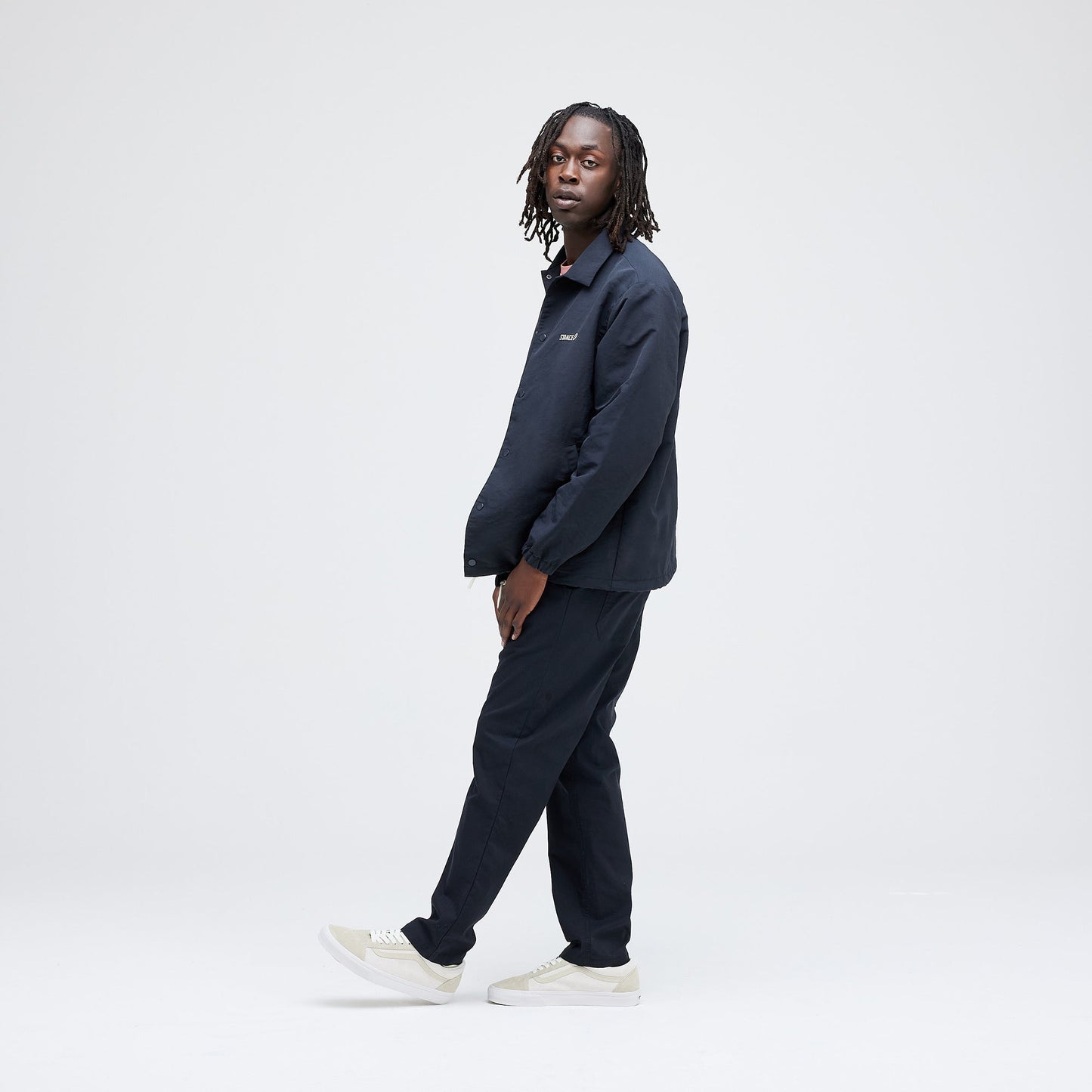 Stance Coaches Jacke Schwarz |model