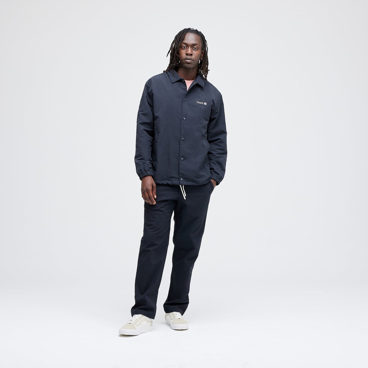 Stance Coaches Jacke Schwarz |model
