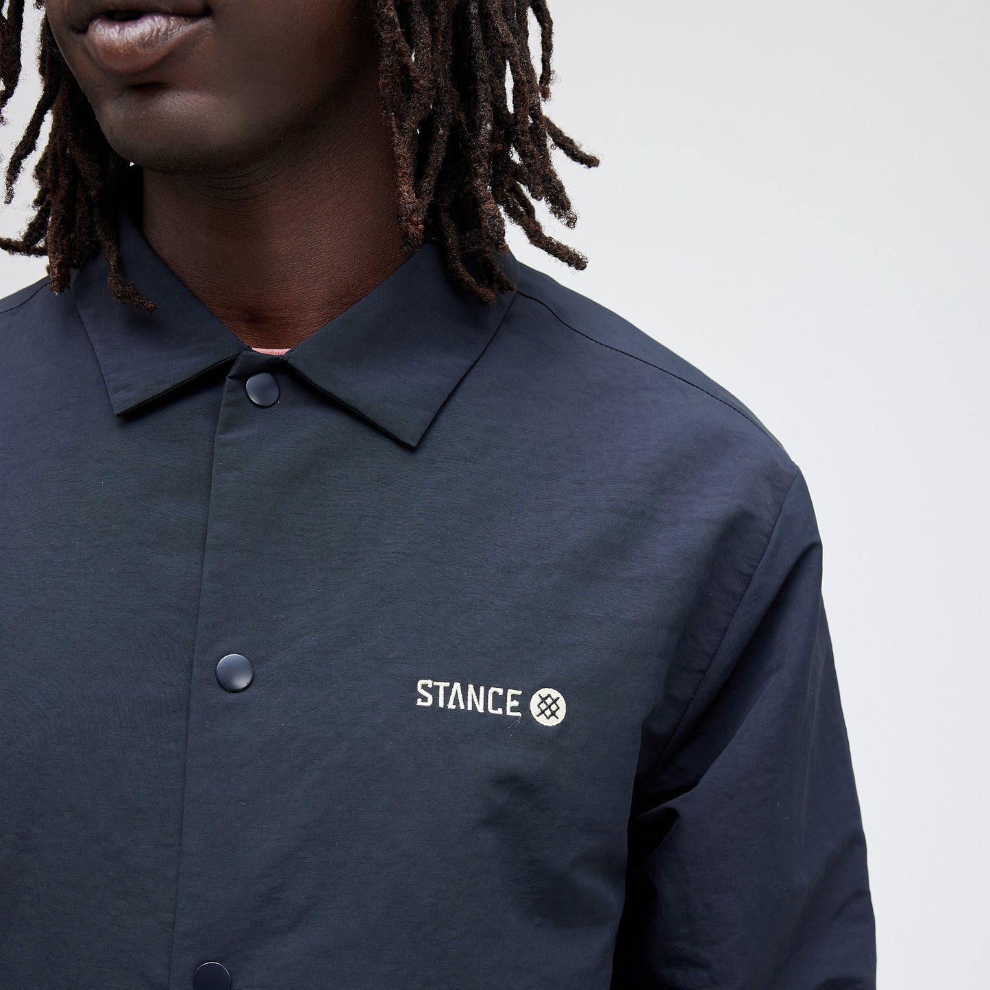 Stance Coaches Jacke Schwarz |model