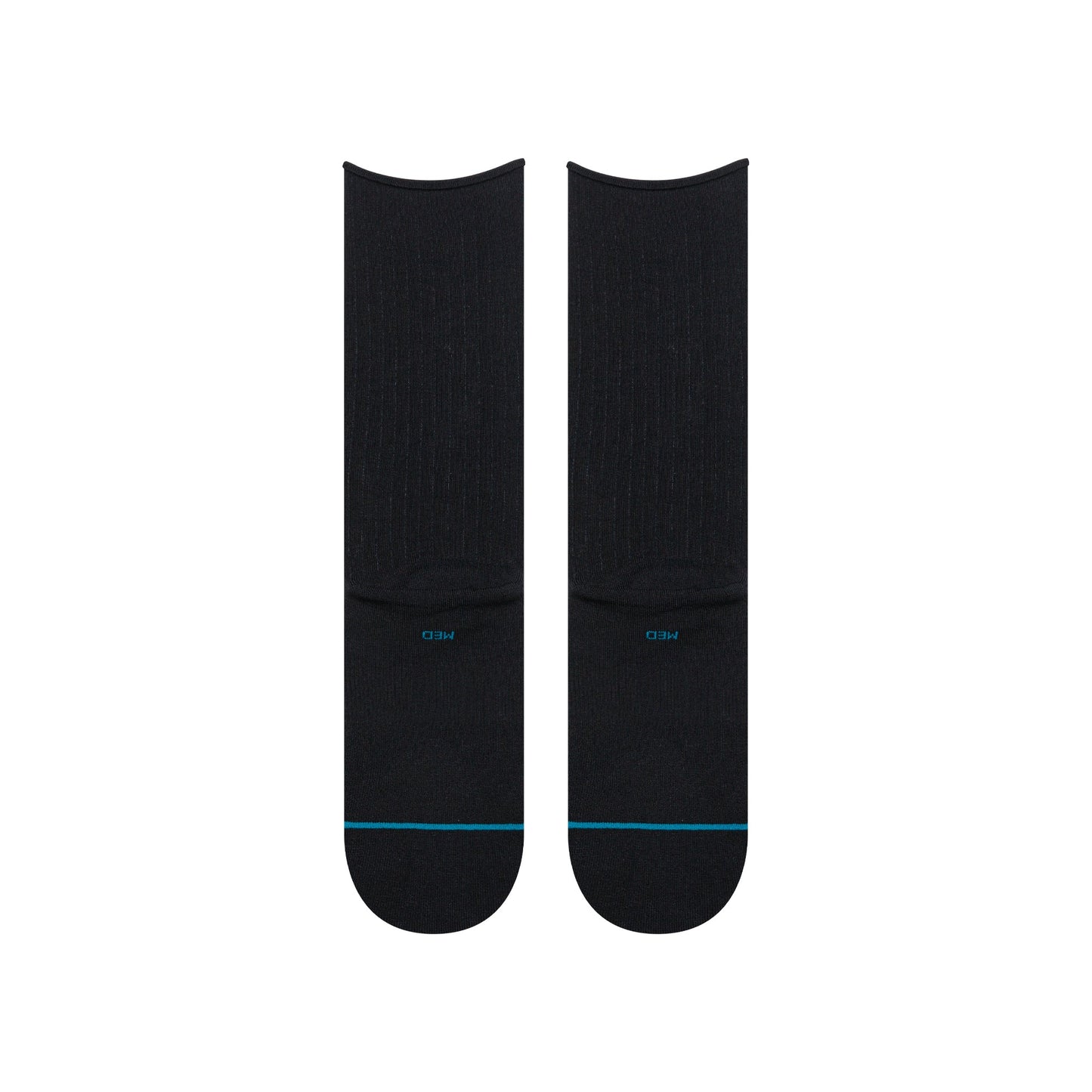 ROLLED SOLID CREW SOCKEN