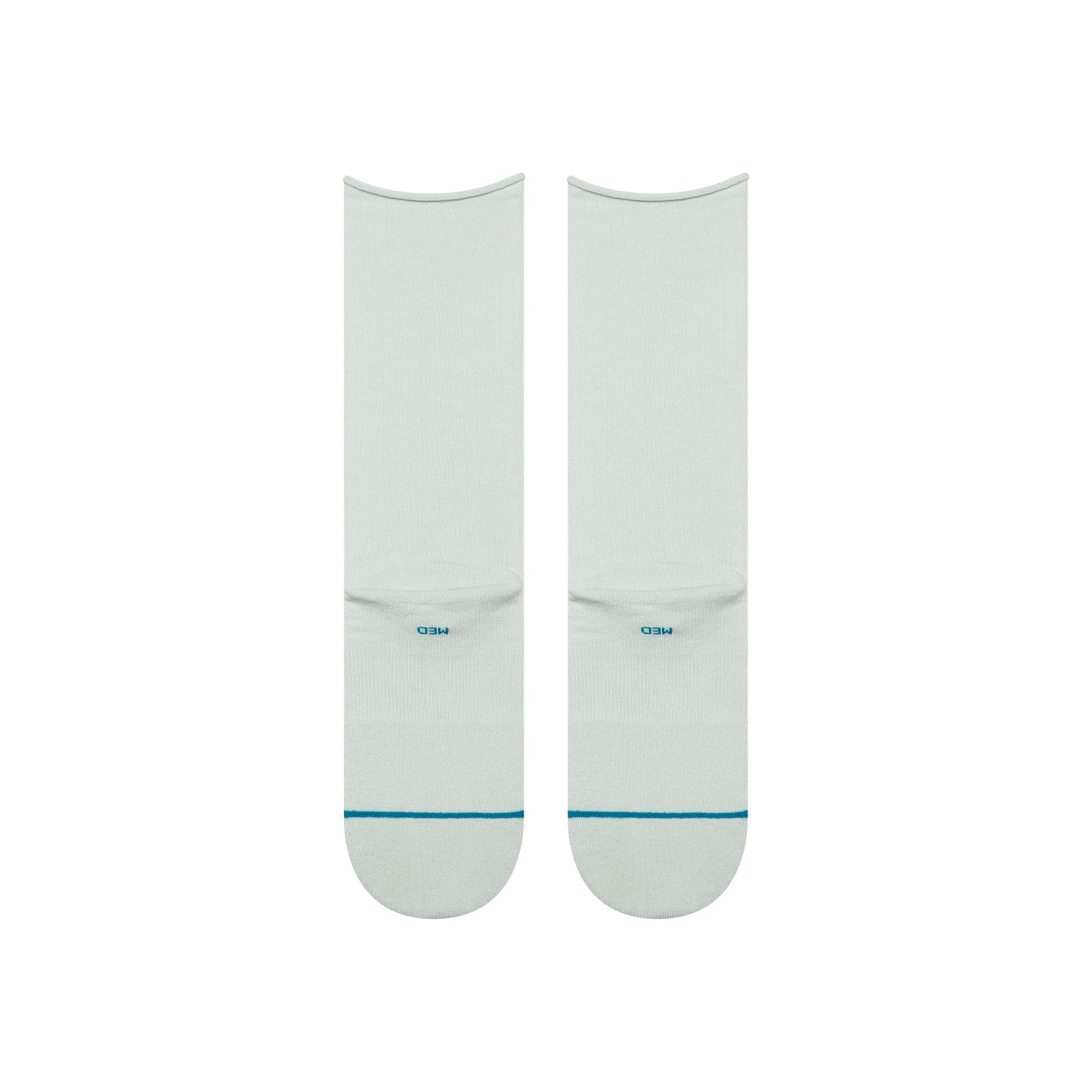 ROLLED SOLID CREW SOCKEN