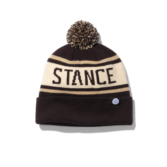 Stance OG Pom Beanie Schwarz/Weiss