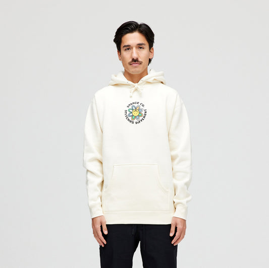 Stance Floral Punch Hoodie Elfenbein |model