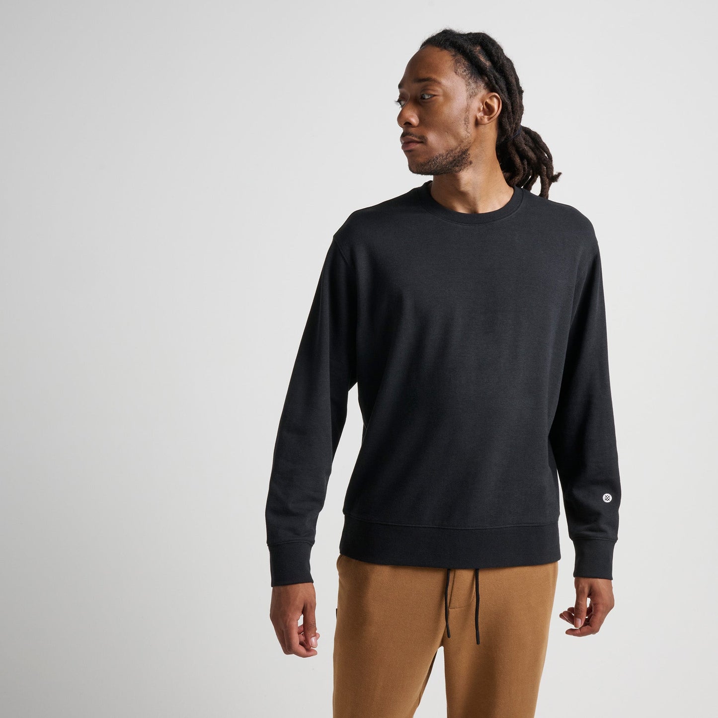 Stance Shelter Mit Rundhalsausschnitt Schwarz |model