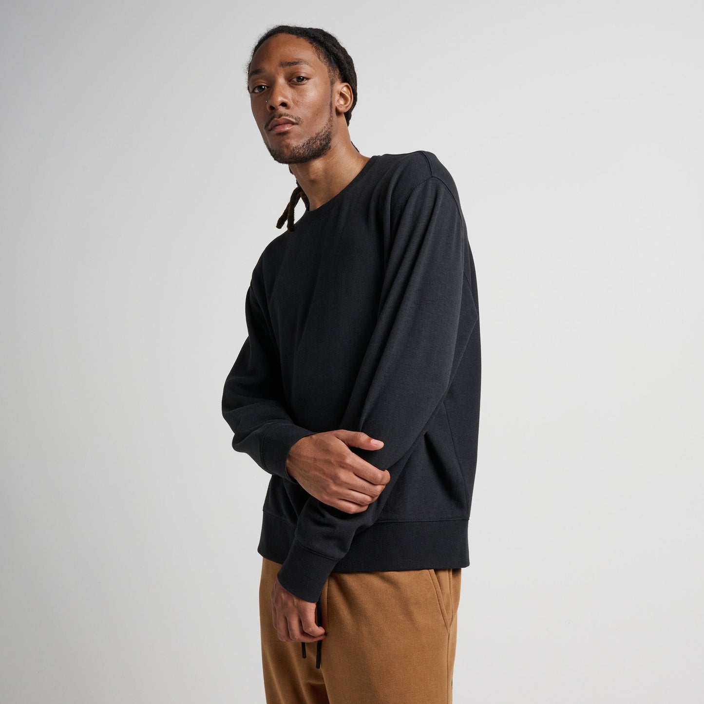 Stance Shelter Mit Rundhalsausschnitt Schwarz |model