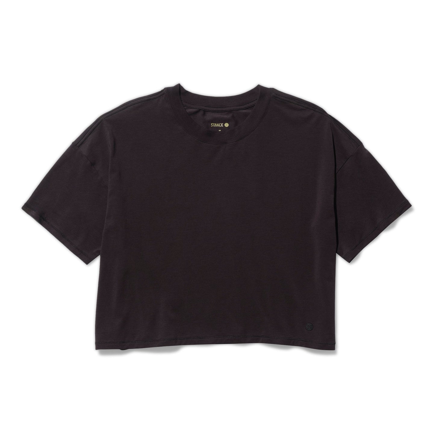 Stance Lay Low Kastiges T-Shirt Fur Damen Schwarz