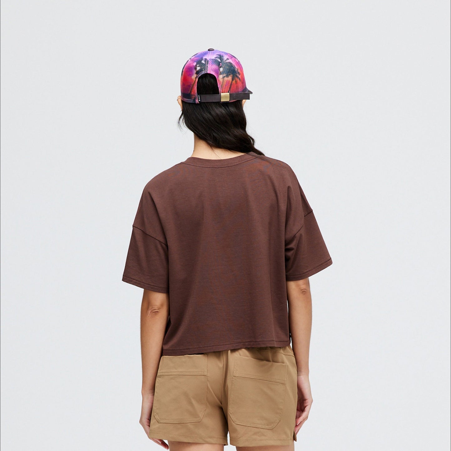 Stance Lay Low Kastiges T-Shirt Für Damen Braun |model