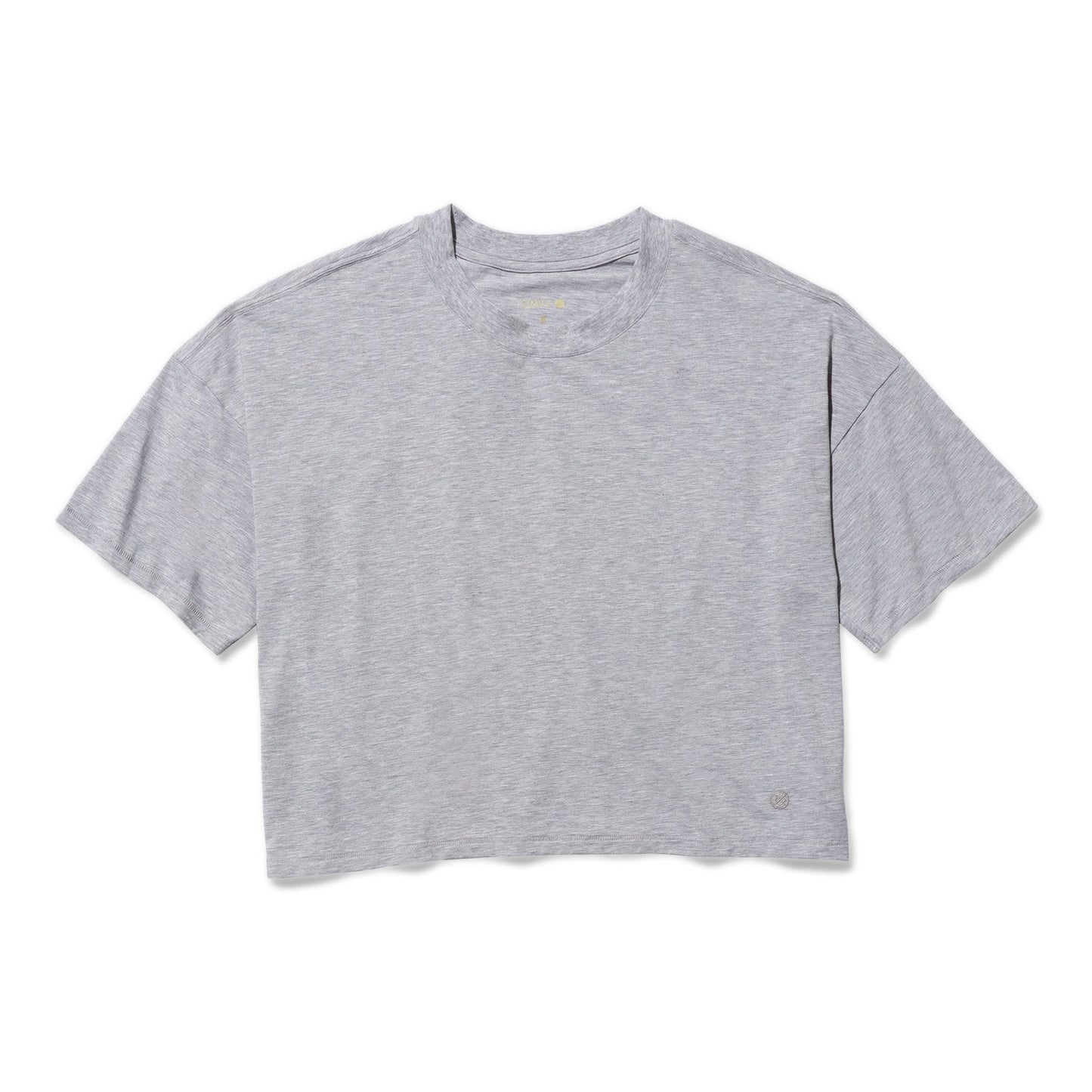 Stance Lay Low Kastiges T-Shirt Fur Damen Grau Meliertl