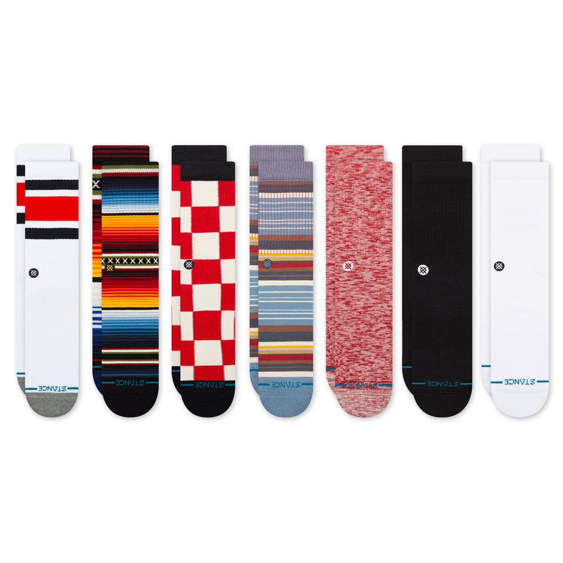 Stance Mixed Crew Sock Brights 7 Pack