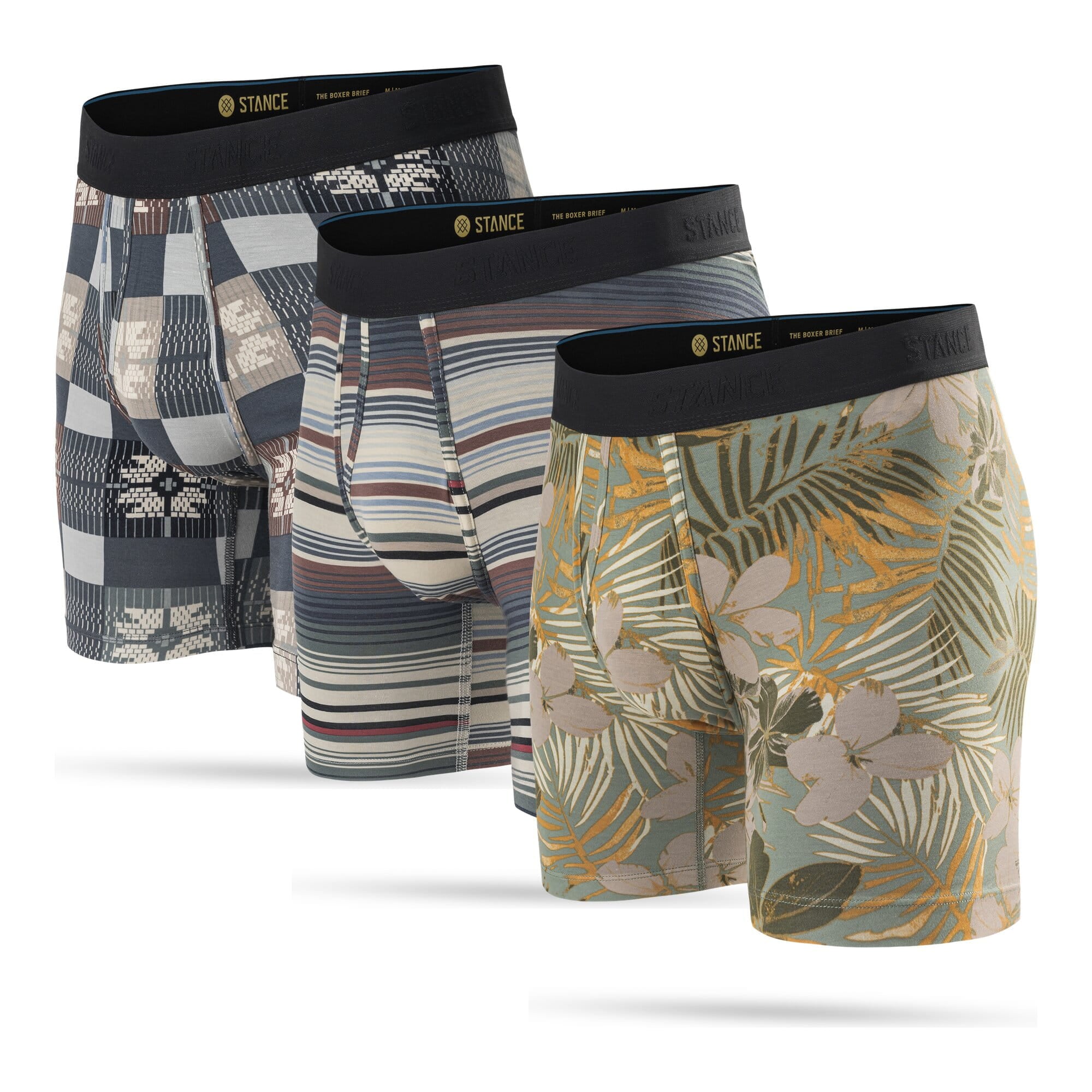 Stance Patterned Butter Blend Boxer Brief 3 Pack