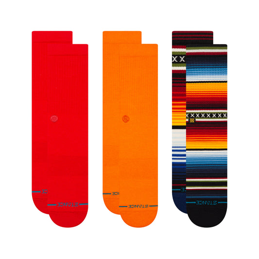 Stance STAPLES CREW SOCKEN 3ER PACK - CURREN x ICON Bunt