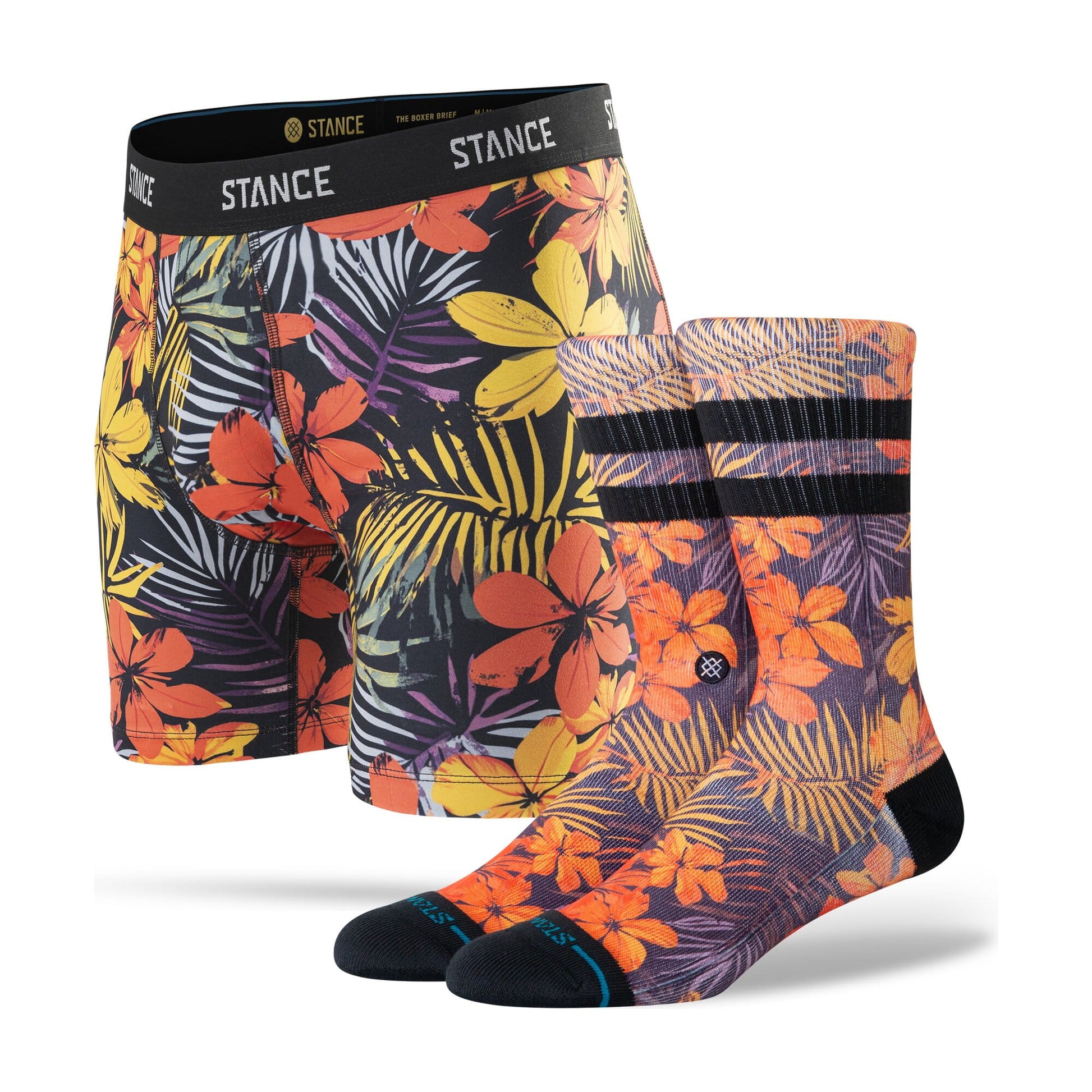 Stance Poipu Poly Boxer Brief and Crew Sock 2 Pack