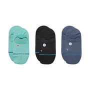 Stance Light No Show Sock 3 Pack Turquoise