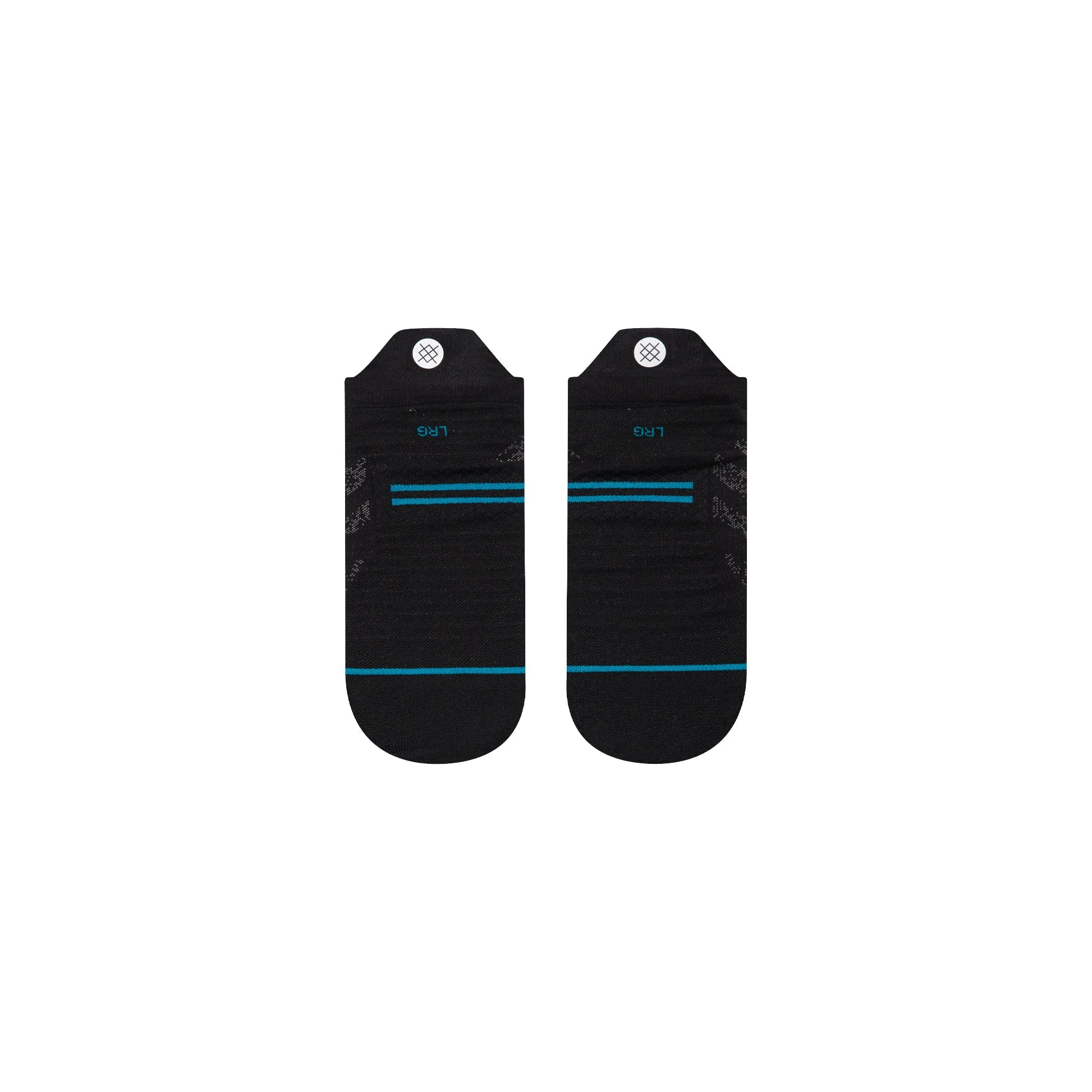 Stance Run Tab Sock Black