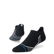 Variegated Ultra Light Tab Sock Black