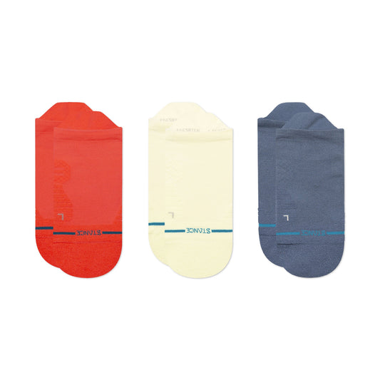 Stance Run Light Tab Socken 3Er Pack Korallenrot